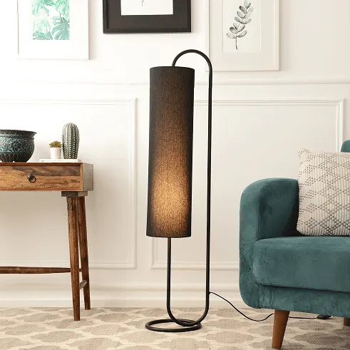 Graceful Full Black  Curve Plant Stand