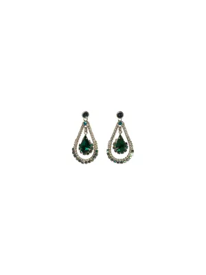 Graceful Pear Teardrop Earring Stud Earrings - ECF41ASEMC