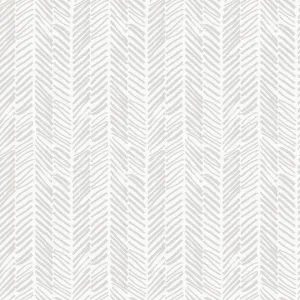 Grey Hand-Drawn Herringbone Pattern