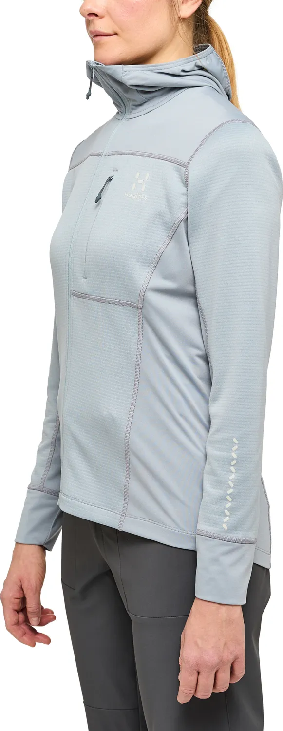 Haglöfs Women&#x27;s L.I.M Mid Multi Hood Concrete | Buy Haglöfs Women&#x27;s L.I.M Mid Multi Hood Concrete here | Outnorth