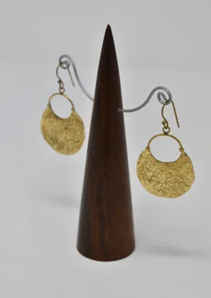 Handbag brass earring