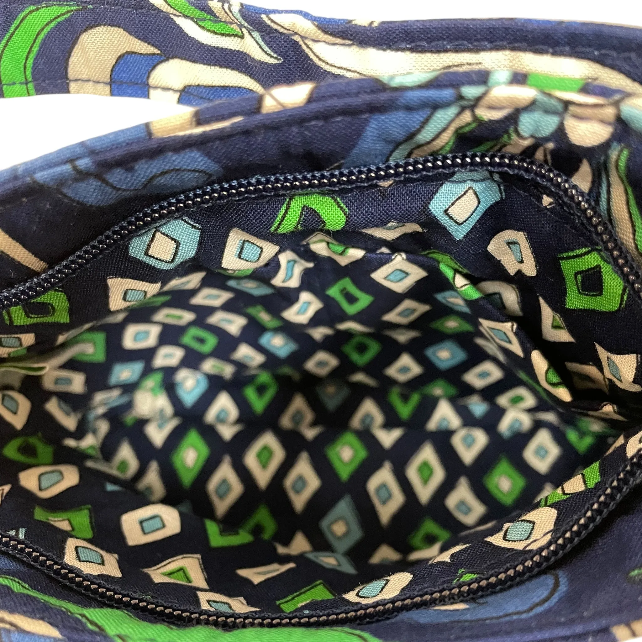Handbag By Vera Bradley In Aqua, Size:Small