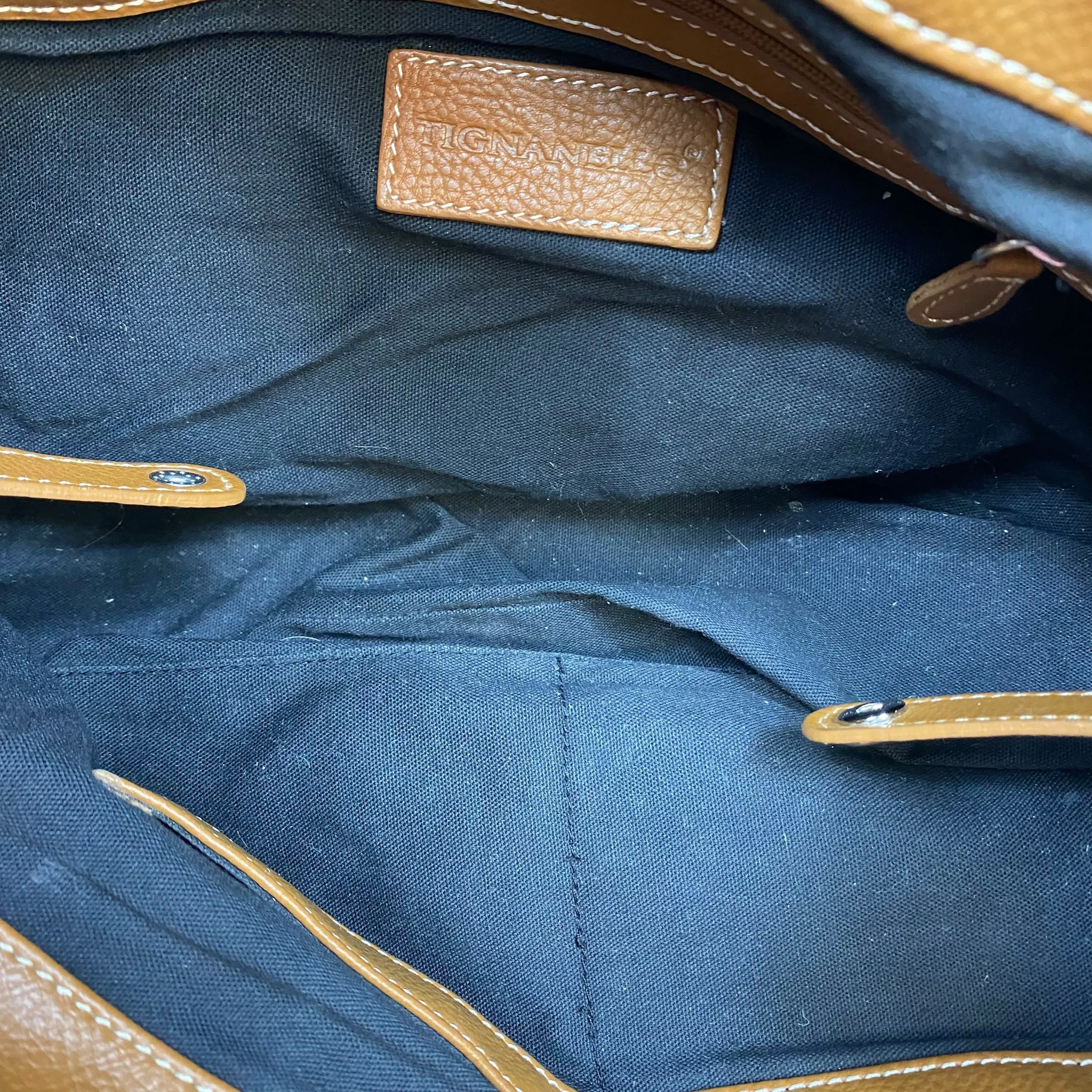 Handbag Leather By Tignanello  Purses  Size: Medium