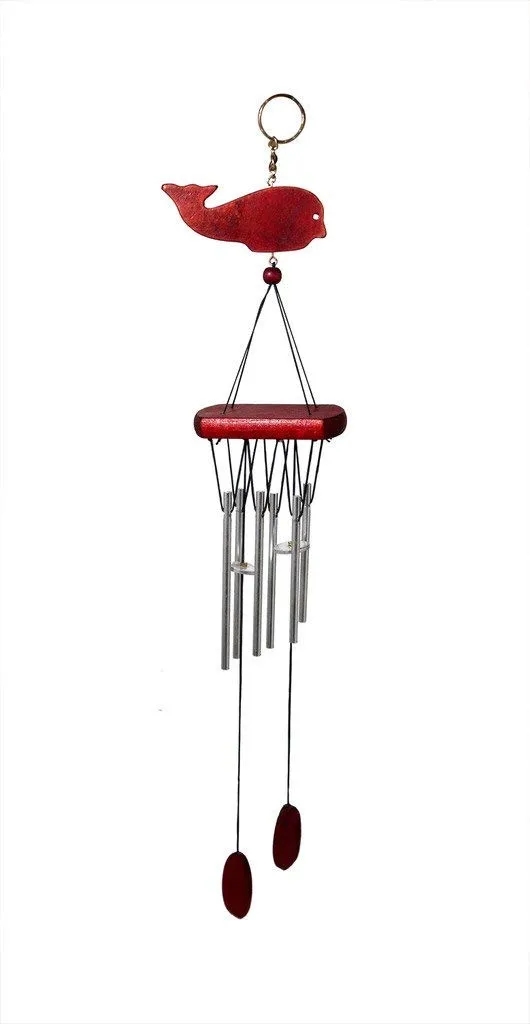 Heer Vastu/Feng Shui Red Wooden Wind Chime