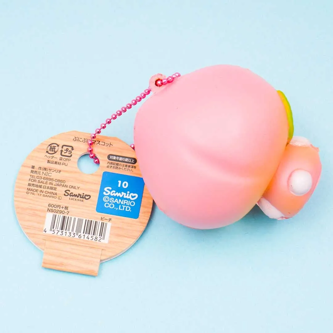 Hello Kitty Peach Squishy Charm