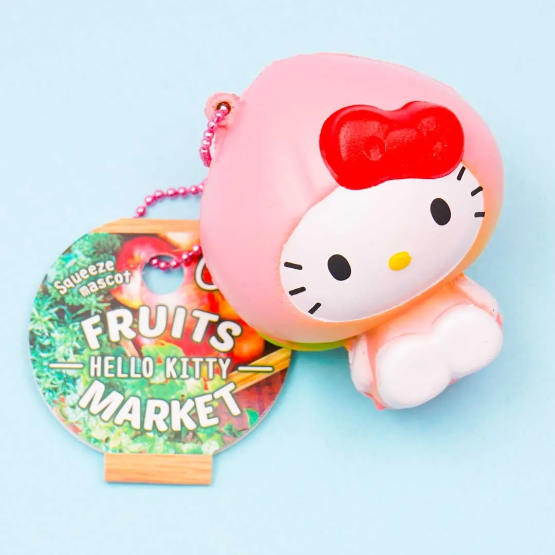 Hello Kitty Peach Squishy Charm