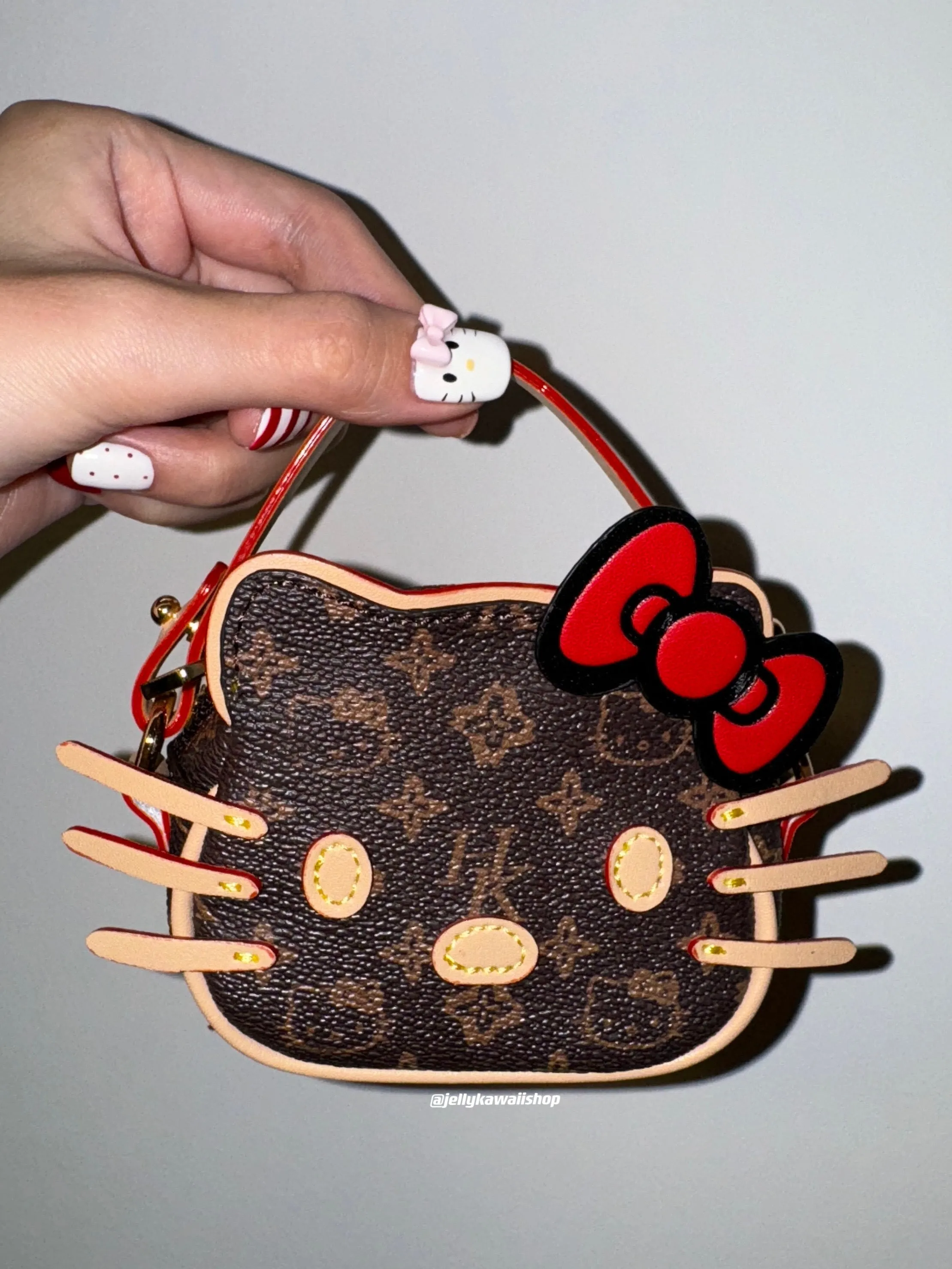 Hellokitty Mini Purse Bag Mini Top Handle Clutch Crossbody Handbag Mini Cute Purse Lipstick Bag Ladies Accessories Gift