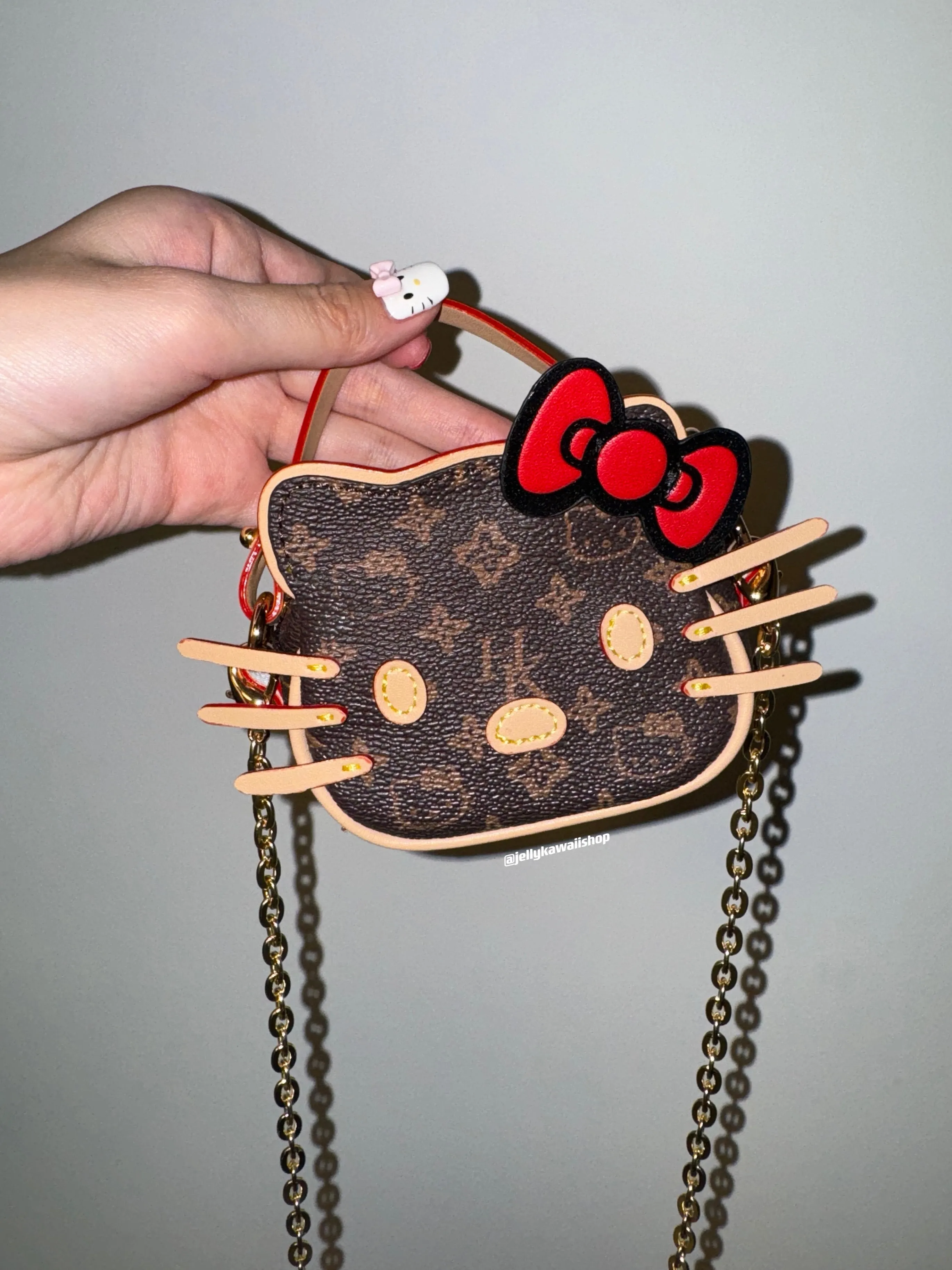 Hellokitty Mini Purse Bag Mini Top Handle Clutch Crossbody Handbag Mini Cute Purse Lipstick Bag Ladies Accessories Gift