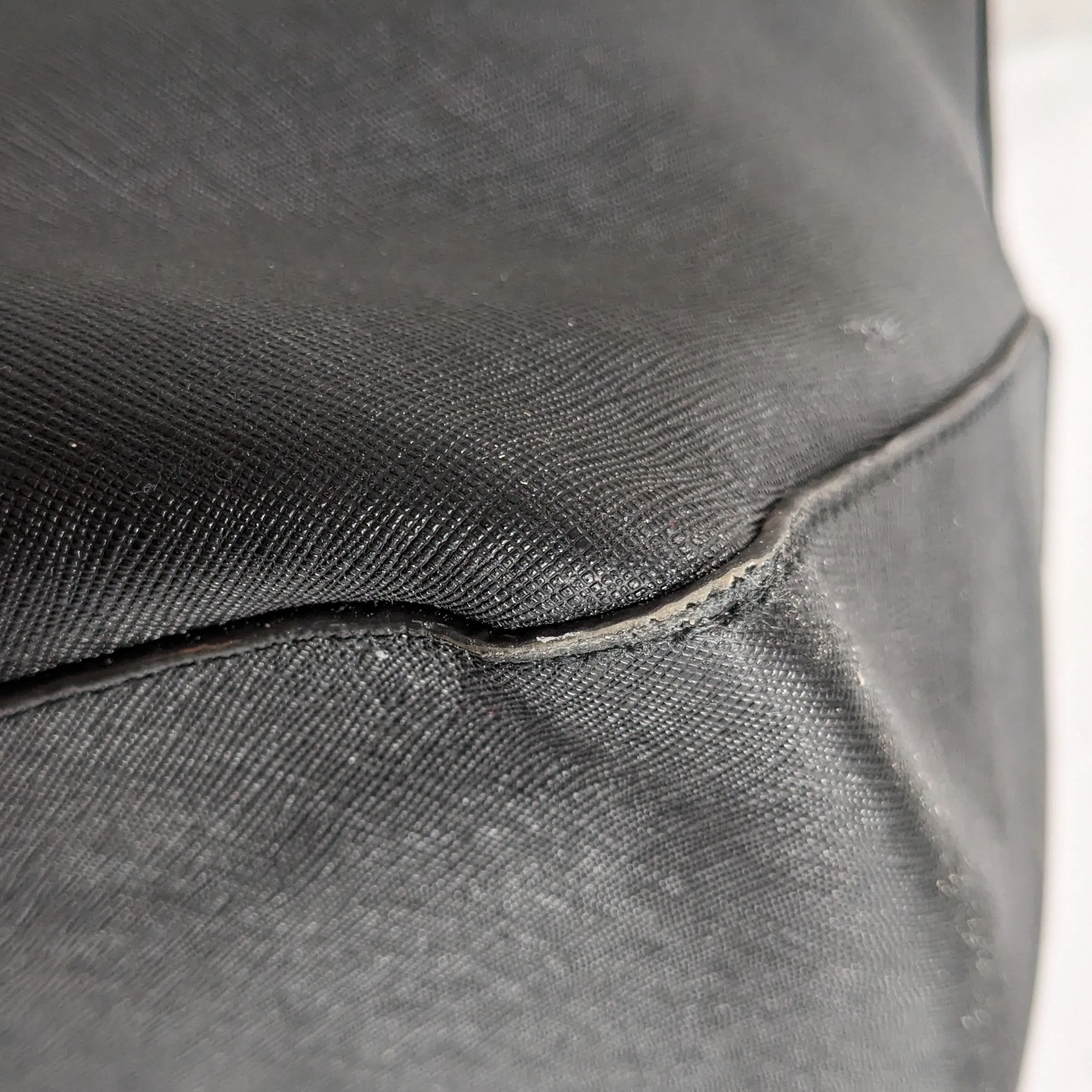 Henri Bendel Black Leather Tote