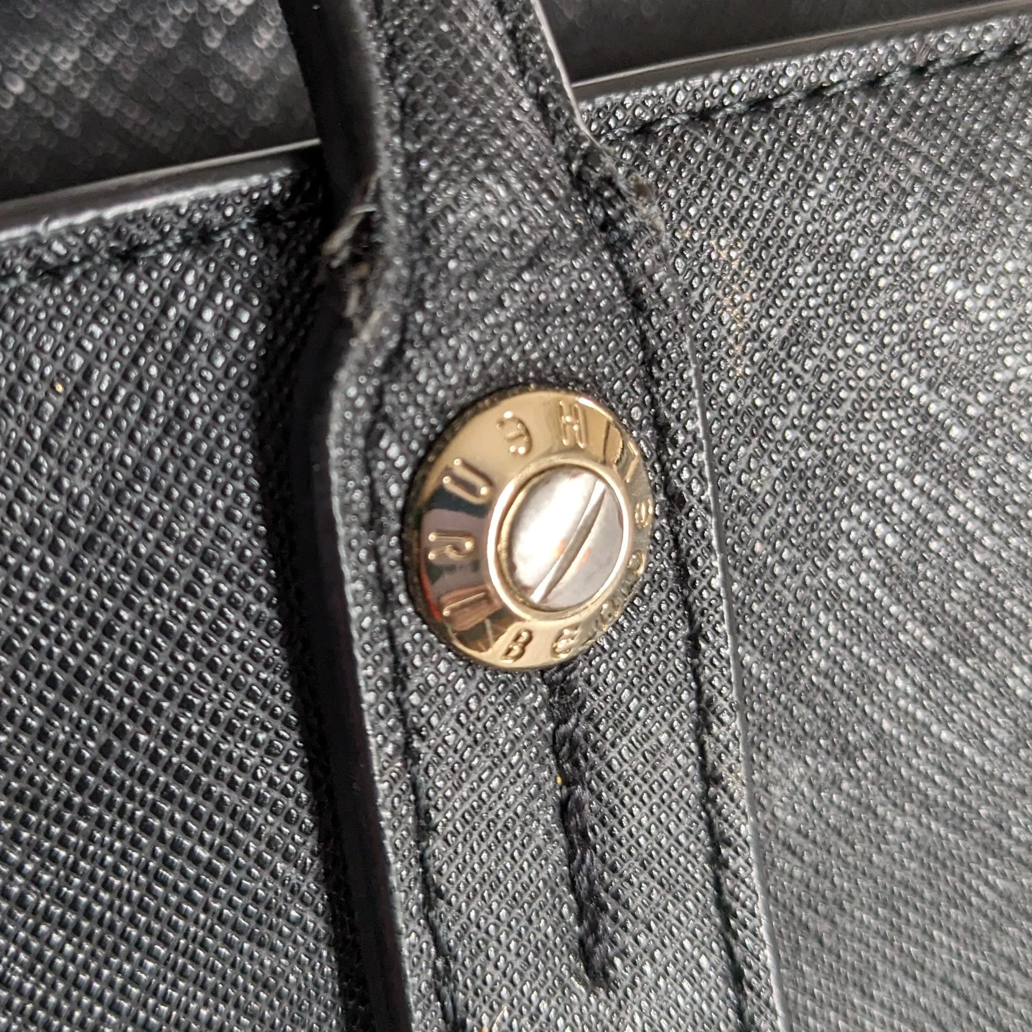 Henri Bendel Black Leather Tote