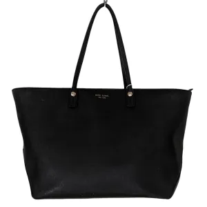 Henri Bendel Black Leather Tote