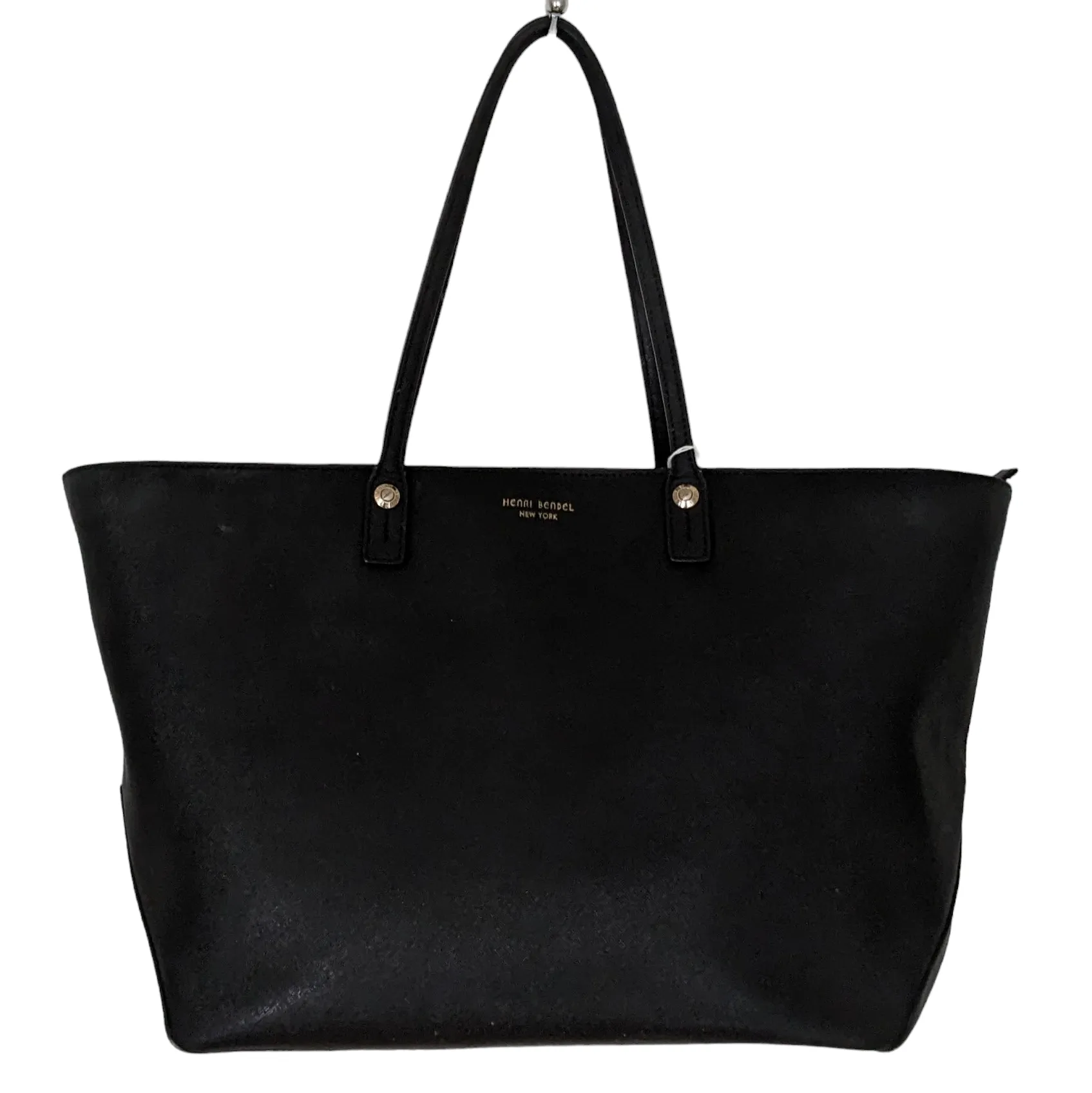 Henri Bendel Black Leather Tote