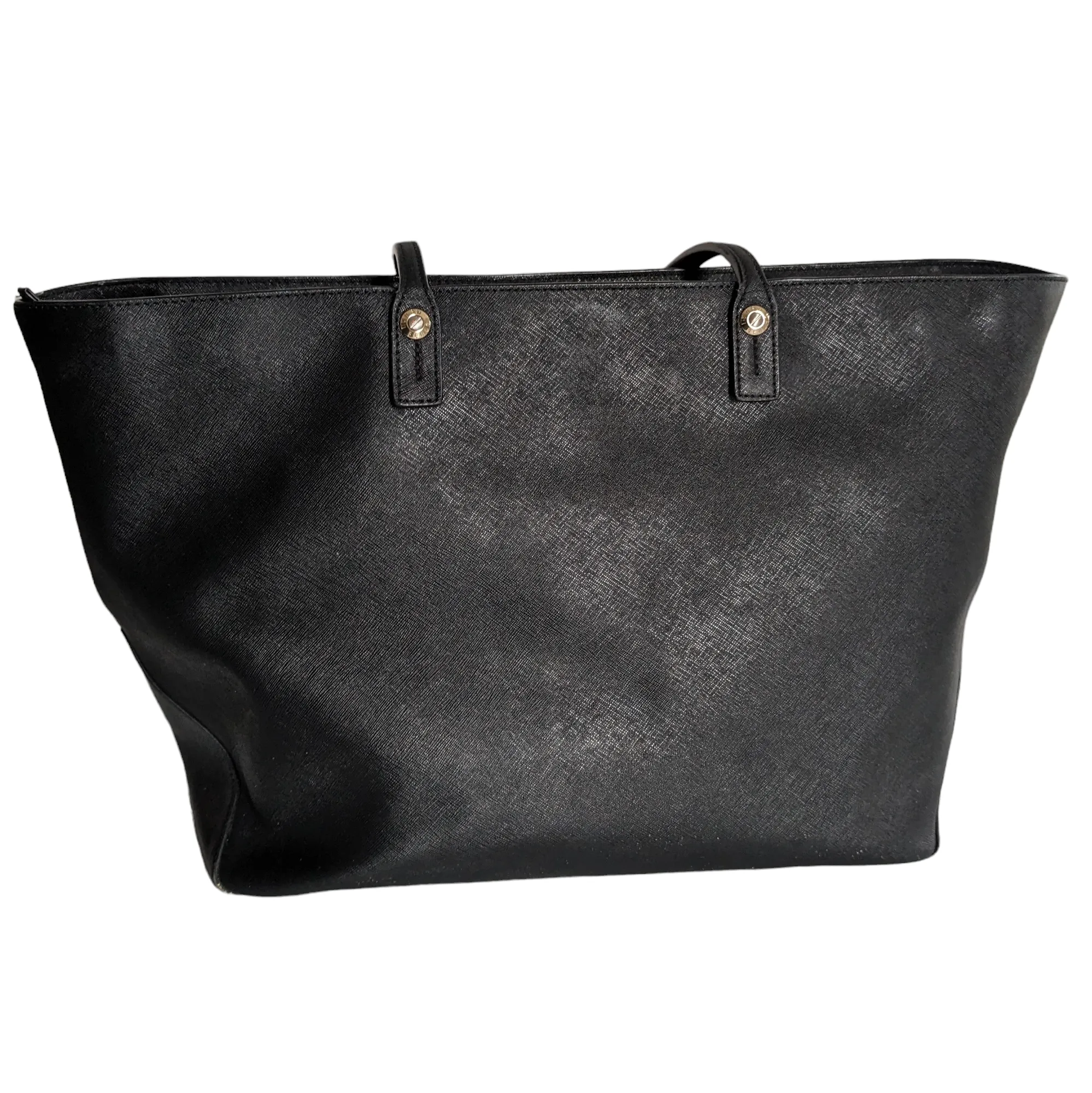 Henri Bendel Black Leather Tote
