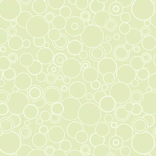 Hooked Fish-Circles Light Mint