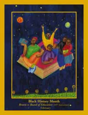 Item# B04K Black History Month  Theme Brown v. Board of Education - Artistic