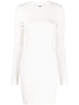 JACQUARD KNIT MINI-DRESS