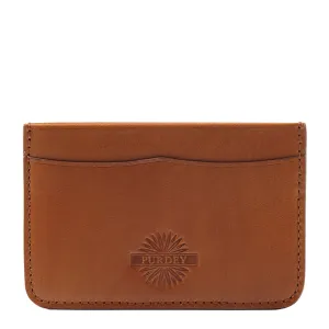 James Purdey Vegetable Tanned Leather Credit Card Holder London Tan