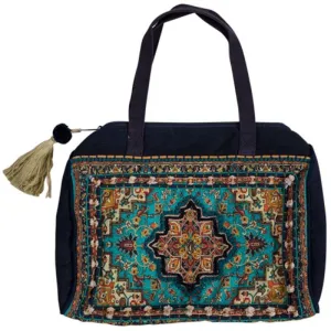 Jewel Brocade Mini Duffel Bag - 35cm x 50cm