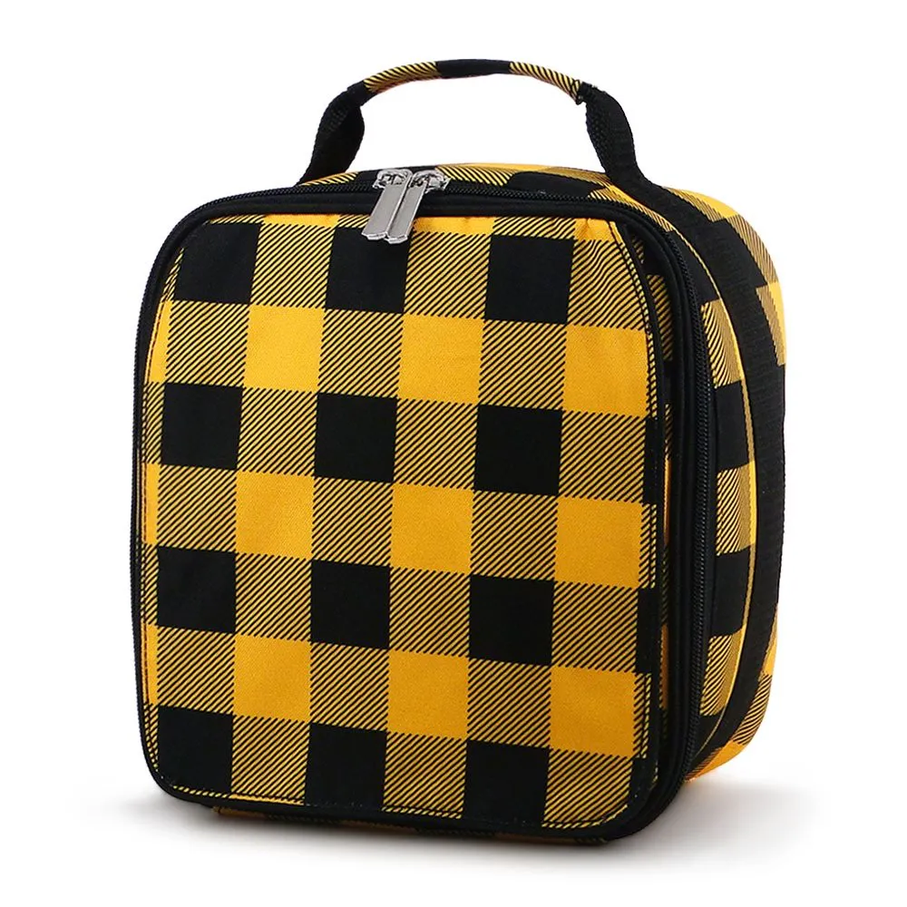 K503 | INSULATED LUNCH BAG - CHECKERED & OTHERS