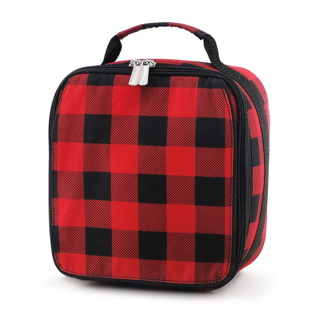 K503 | INSULATED LUNCH BAG - CHECKERED & OTHERS