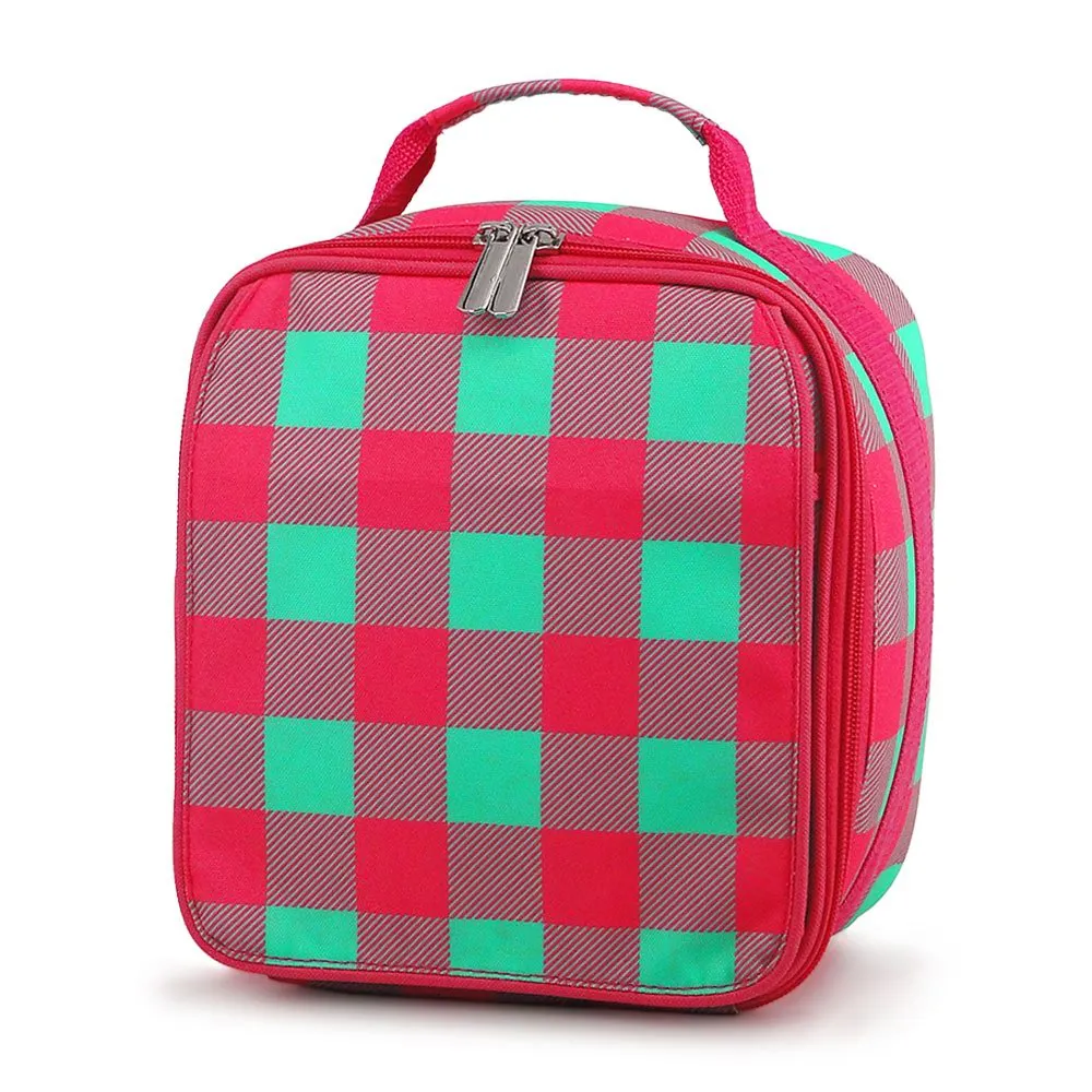 K503 | INSULATED LUNCH BAG - CHECKERED & OTHERS