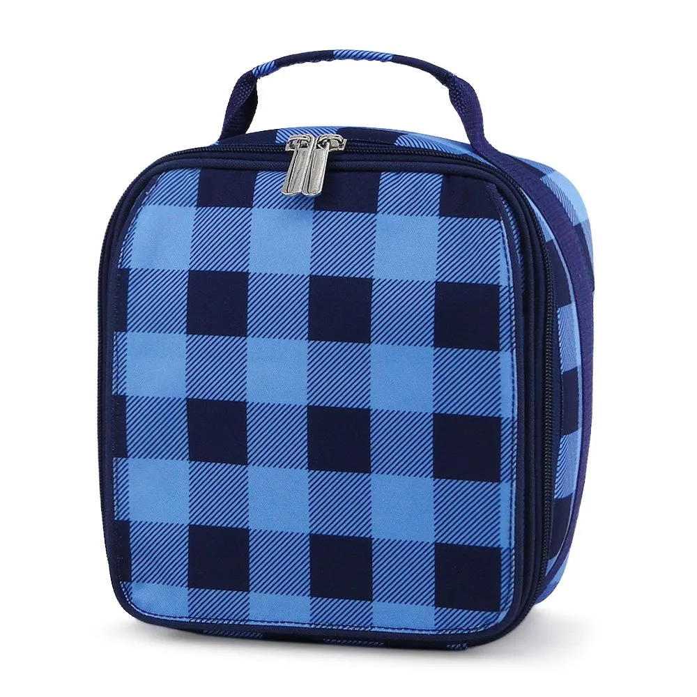 K503 | INSULATED LUNCH BAG - CHECKERED & OTHERS