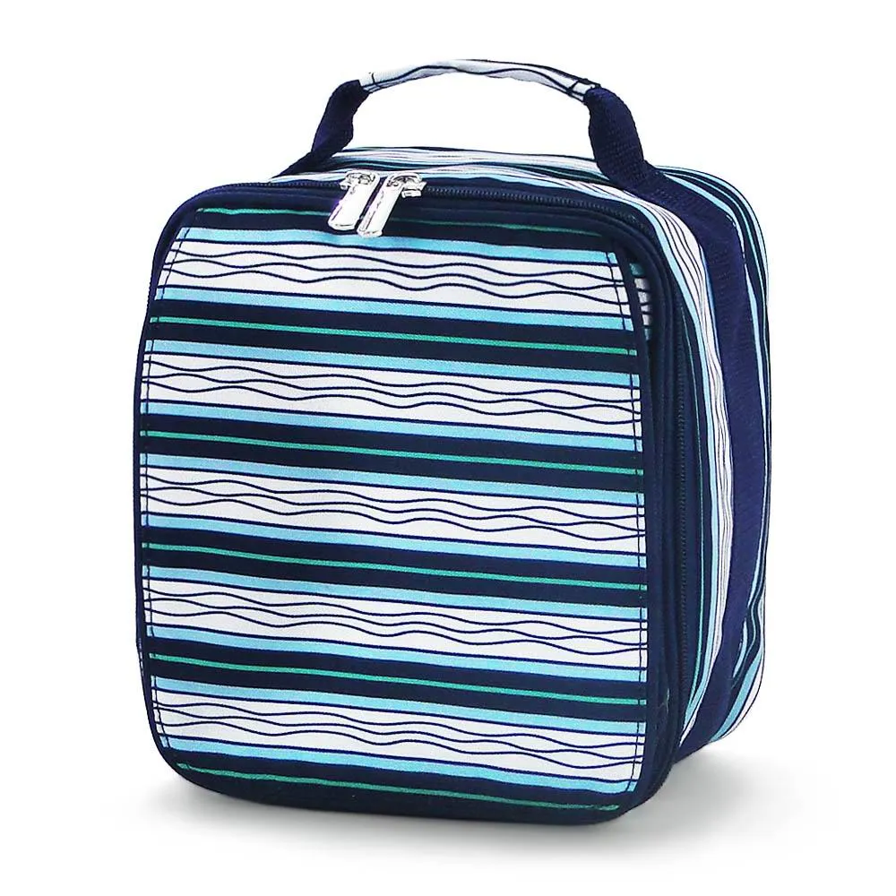 K503 | INSULATED LUNCH BAG - DOTS & STRIPES