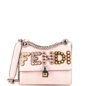 Kan I Bag Embellished Applique Leather Small