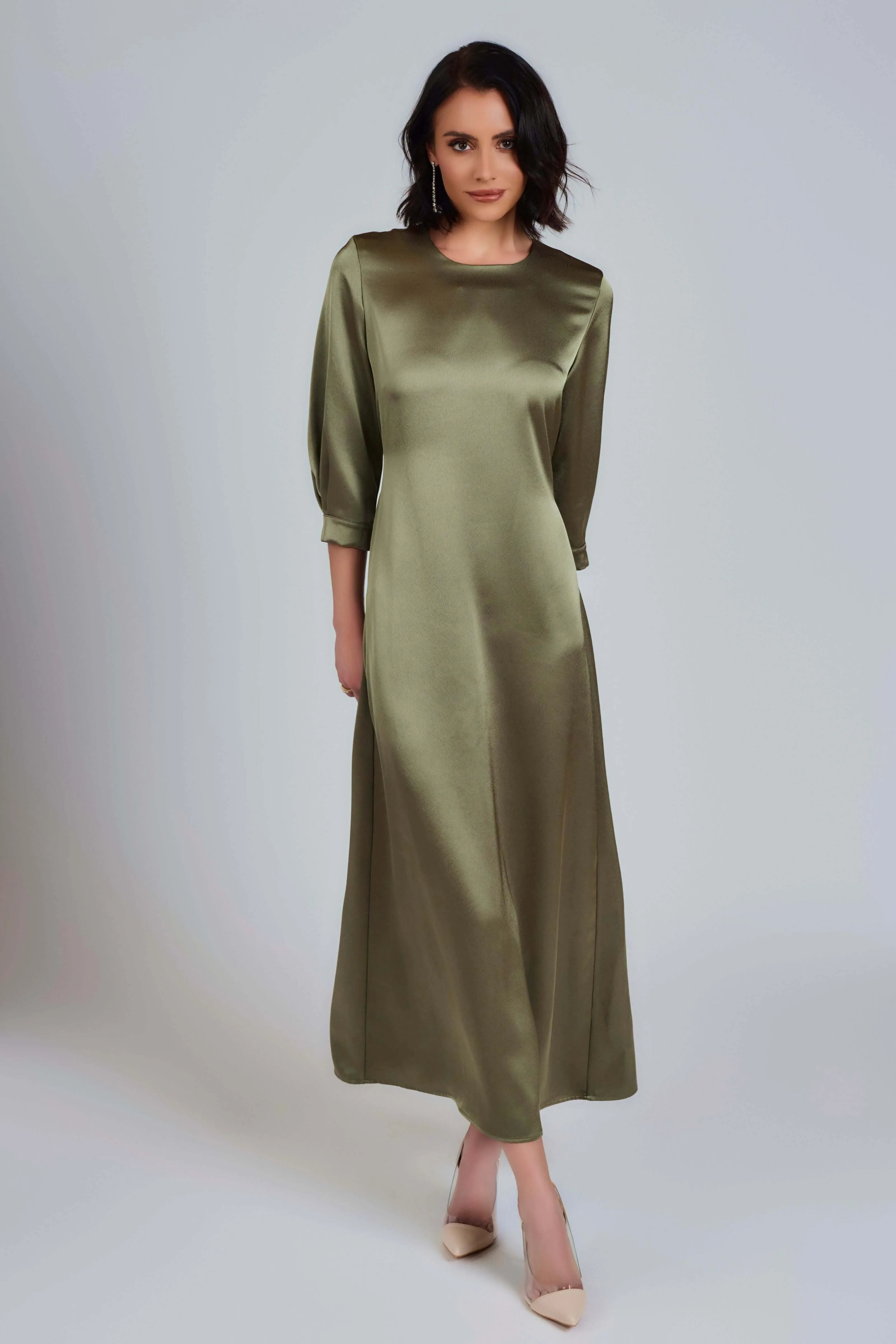 Kate Satin Evening Dress
