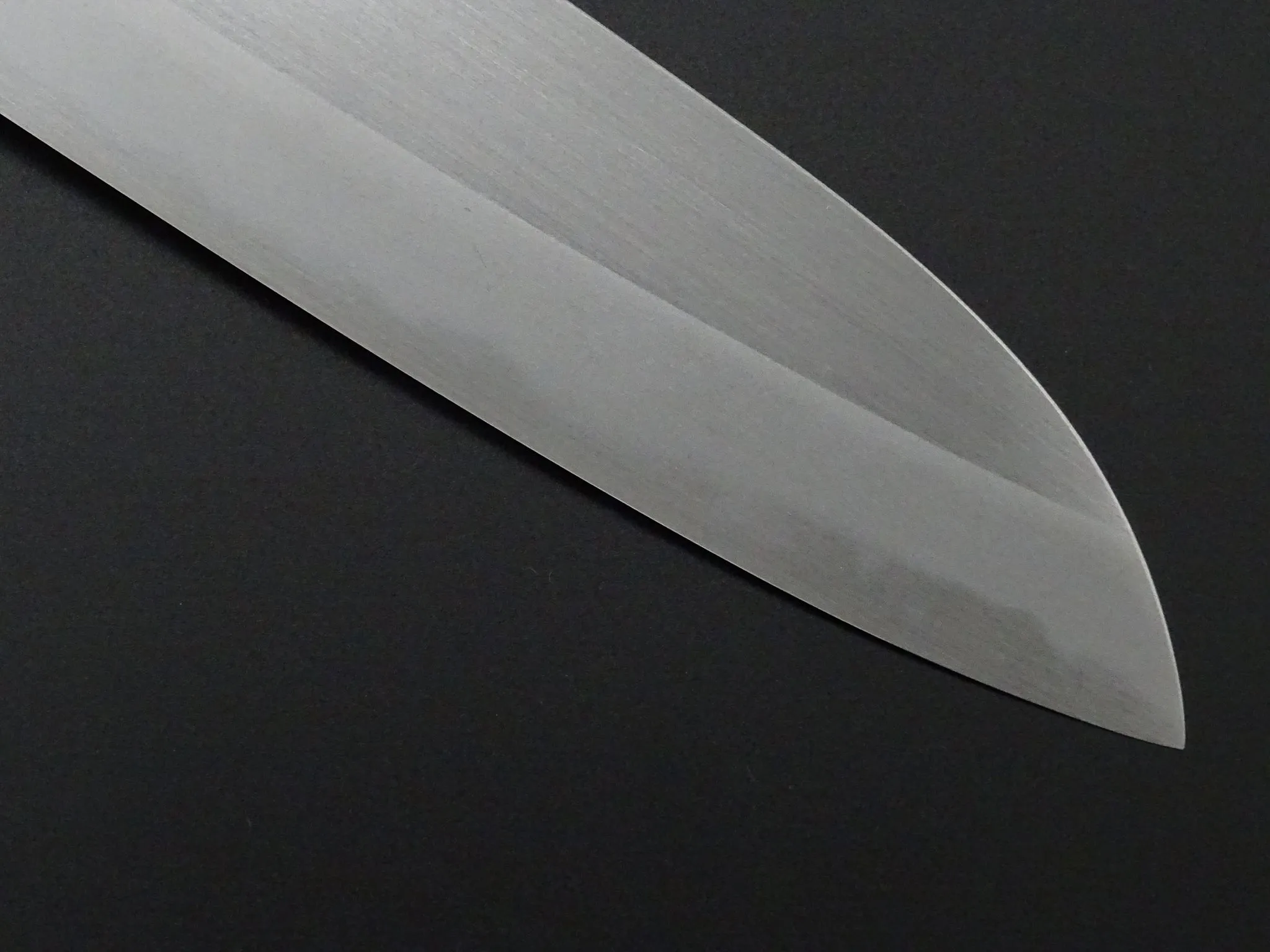 KICHIJI SHIROGAMI-2 SANTOKU 180MM ROSE WOOD HANDLE FORGED BY TANAKA YOSHIKAZU