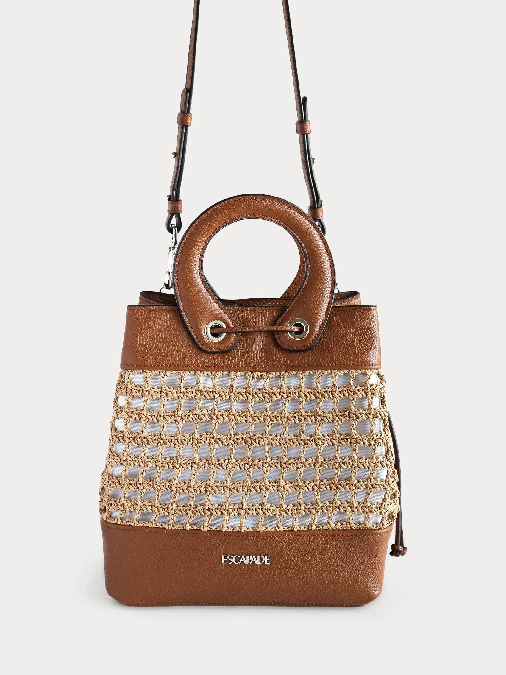 Koh-Lanta Paper Straw Bucket Bag