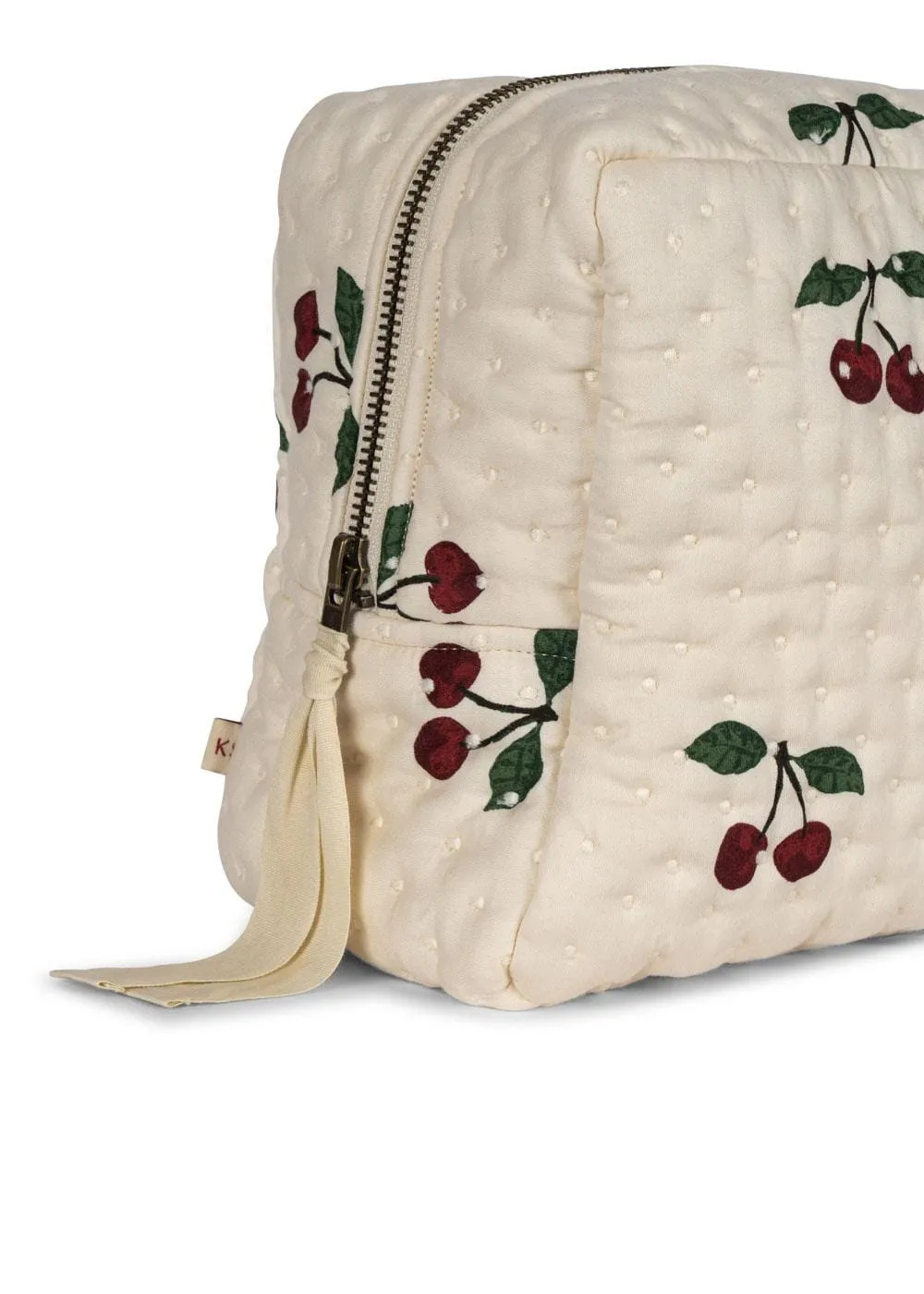 Konges Sløjd - Big Quilted Toiletry Bag - Ma Grande Cerise