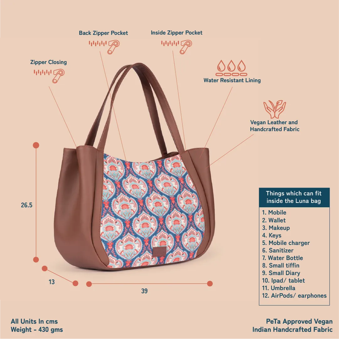 Kovil Blue Luna Handbag