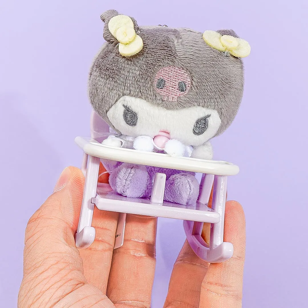 Kuromi Baby Plushie Charm With Rocking Chair