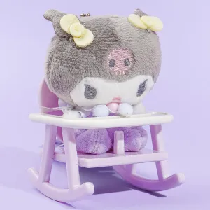 Kuromi Baby Plushie Charm With Rocking Chair