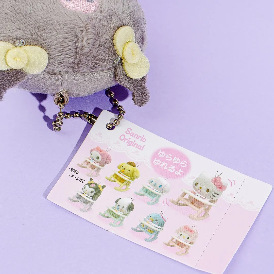 Kuromi Baby Plushie Charm With Rocking Chair