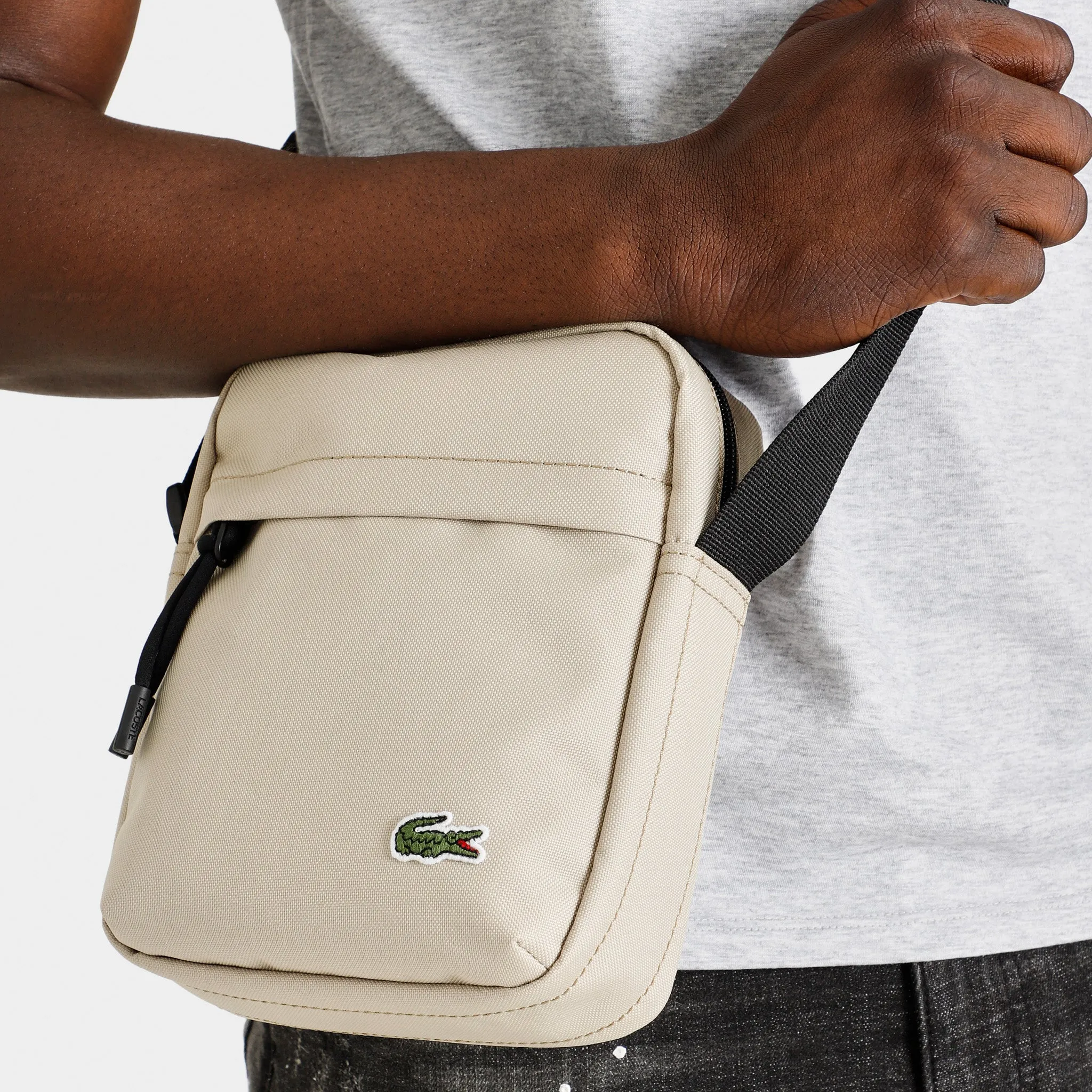 Lacoste Zip Crossbody Bag / Brindille