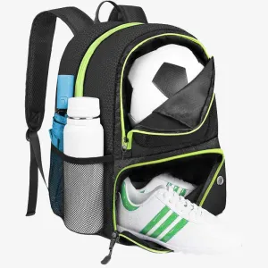 Large Basketball Backpack Individual Ball Compartment Outdoor Sports Training Bag