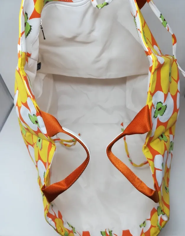 Large Laundry Bag // Floral Red