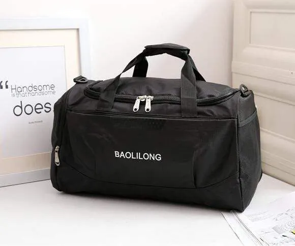 Large Sports Gym Bag With Shoes Pocket Waterproof Fitness Training Duffle Bag