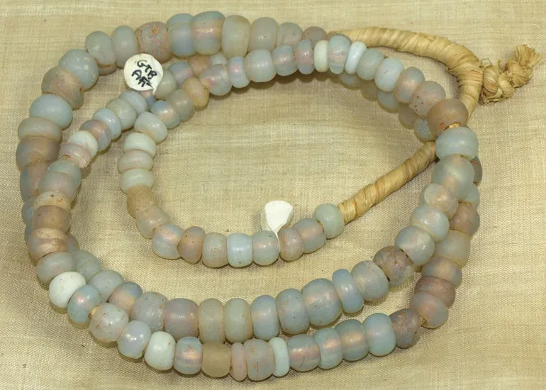 Large Strand of Rare Oparté Beads from the 1700s