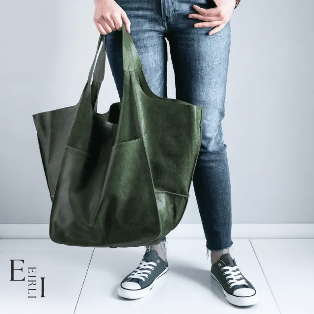 Large Tote Bags, Green