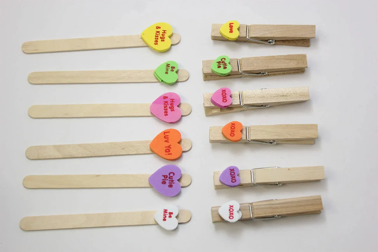 LAST CHANCE - LIMITED STOCK - Valentines Day Conversation Heart Matching Busy Bag - Color Matching Activity