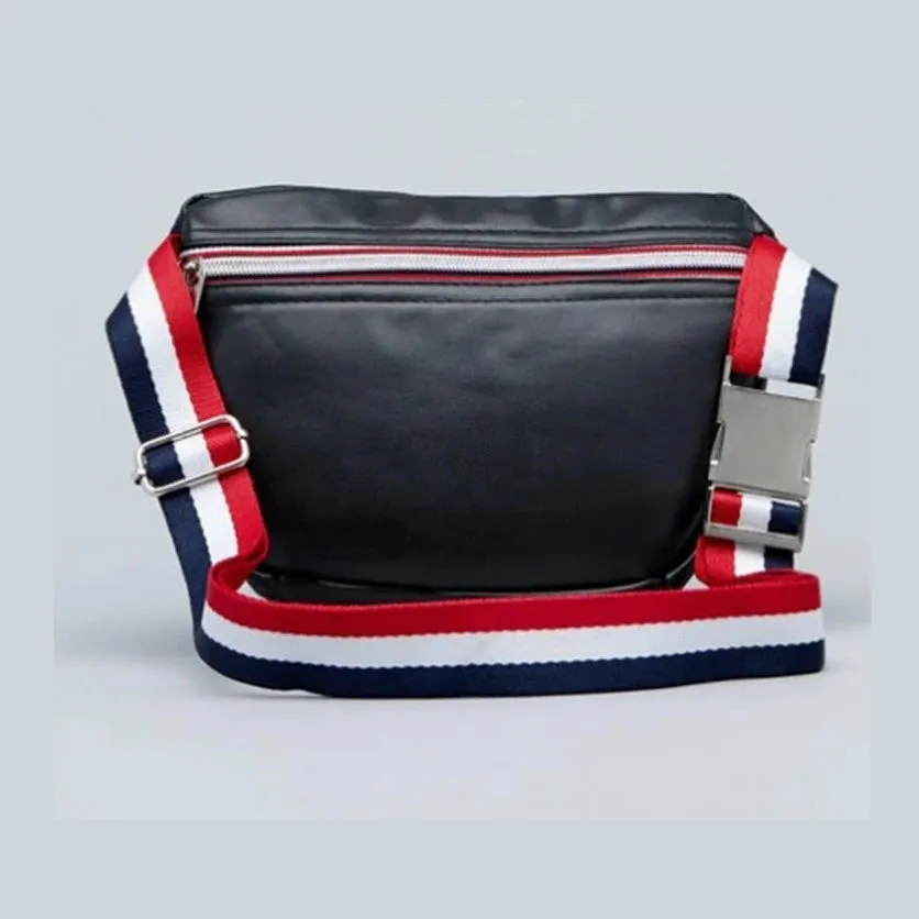 Le Coq Sportif LCS PU Sling Bag Black