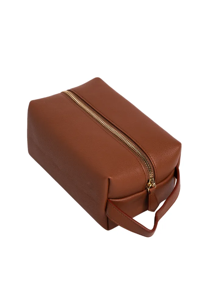 Leather Toiletry Bag