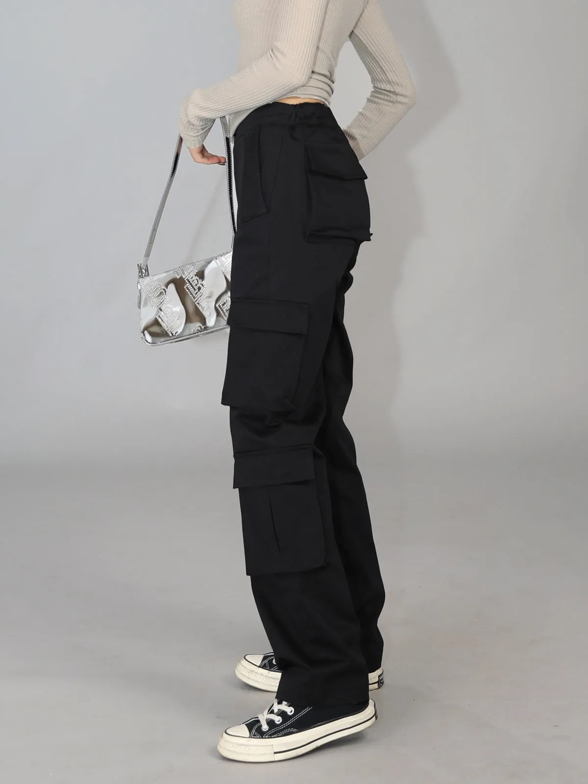 Leisure Cargo Graceful Straight Leg Pants