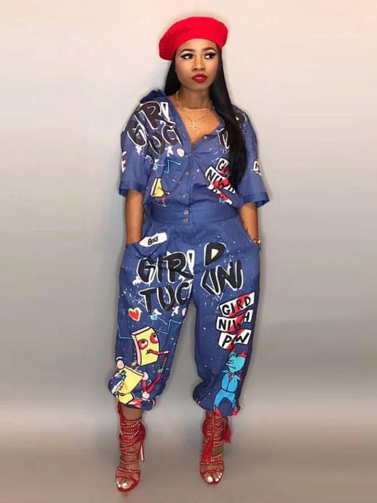 Letter Printed Graceful Pocket T-Shirt Dress