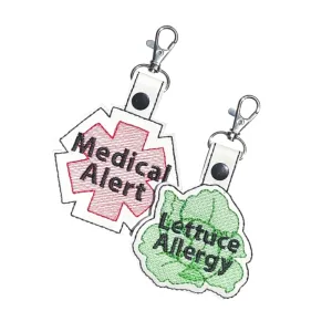 Lettuce Allergy & Small Medical Alert Bundle