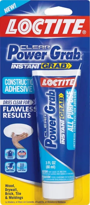 Loctite 2031710 Interior Construction Adhesive, White, 3 fl-oz Squeeze Tube :CD: QUANTITY: 1