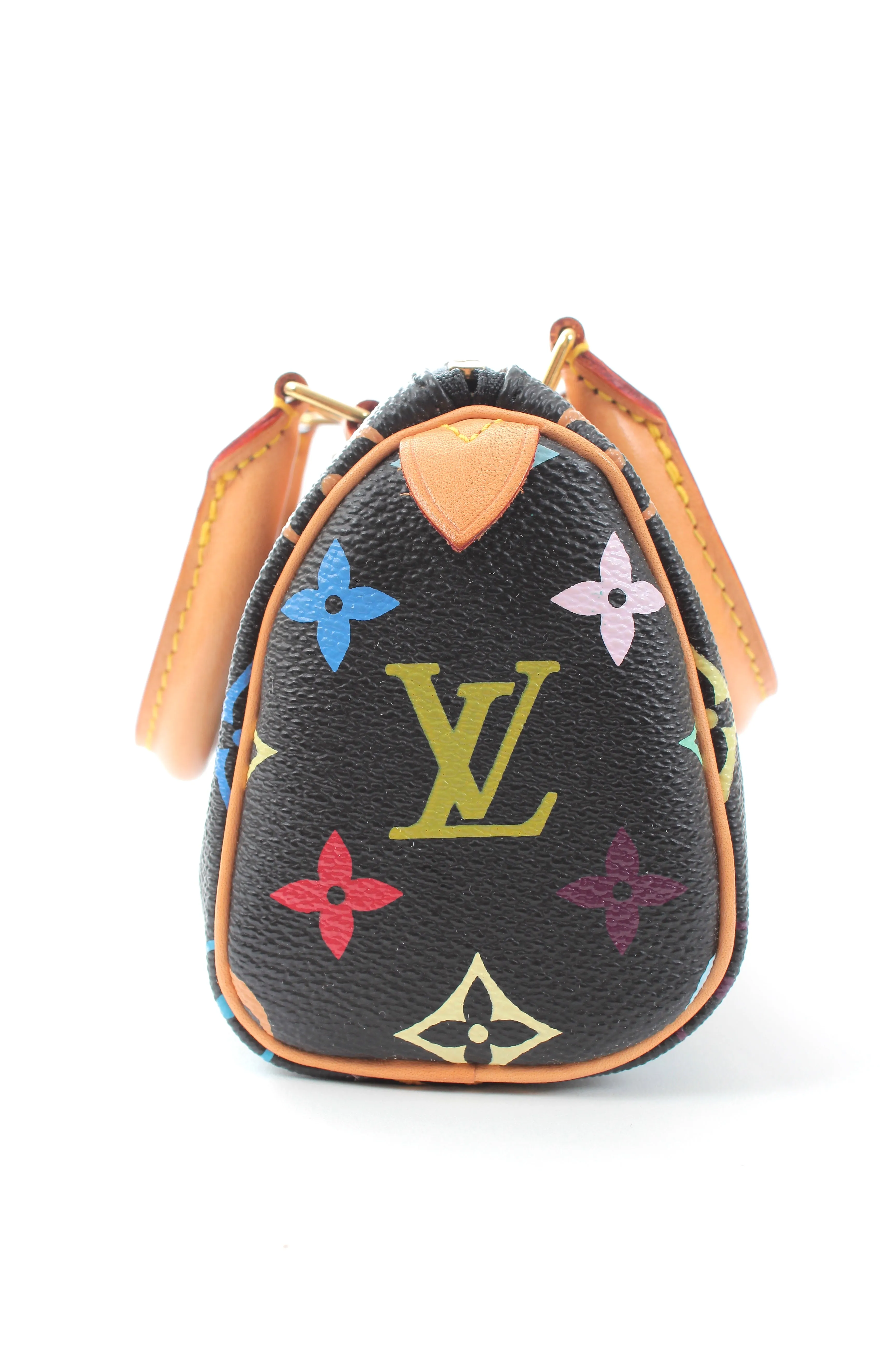 Louis Vuitton Mini Speedy / Mini HL Monogram Coated Canvas and Leather Bag